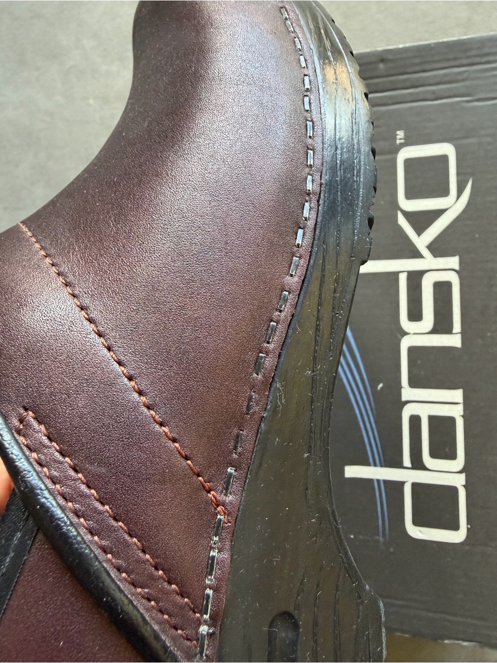 Dansko Professional Metallic Bronze Leather Slip-On Clogs Women’s 37 (6.5/7 US) - Picture 11 of 14